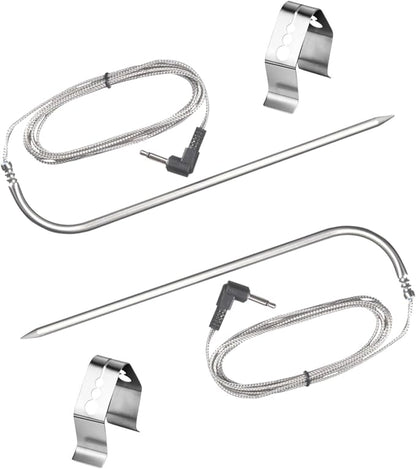 Meat Probe for Nexgrill Oakford Wood Pellet Grill,for Pit Boss, Louisiana Grill,Asmoker,Cuisinart,Z Grills Wood Pellet Smoker Meat Probes,2-Pack