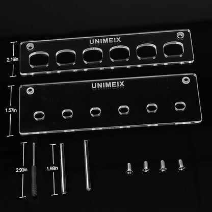 UNIMEIX 6 Pack Blending Brush for Card Making Crafting Ink Blender Brushes Set Tool Paper Background Brush Drawing