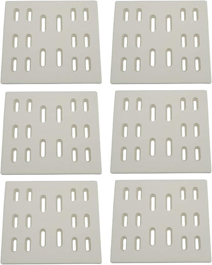 Parts DF101 (8" x 7.25", 6pk) Replacement Ceramic Radiant Flame Tamer, Heat Plate for Bakers and Chefs, Fiesta, Grand Hall Y0005XC, Member's Mark, SAMS & Turbo Gas Grill Models