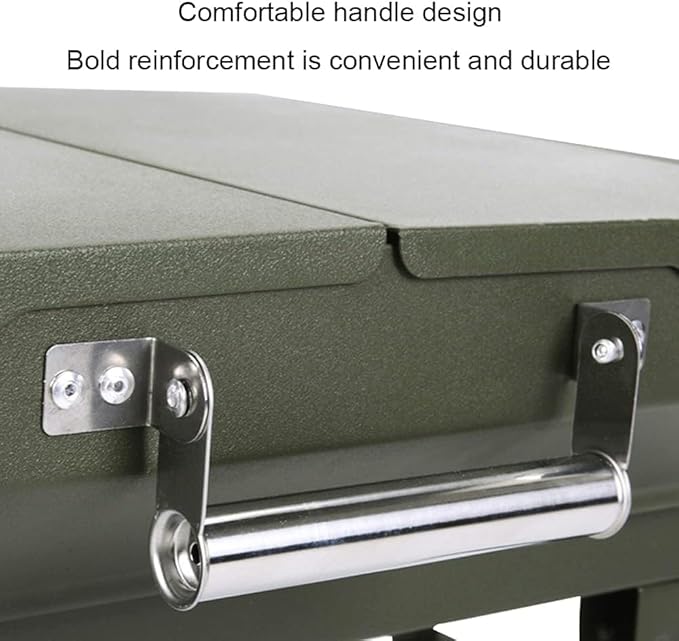 Portable Charcoal Grill for Camping BBQ Grills Outdoor Barbecue Grill Foldable Multifunctional Picnic Desktop Barbecue Rack for 3-8 People,A-1