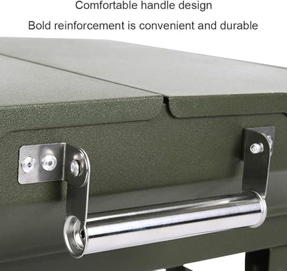 Portable Charcoal Grill for Camping BBQ Grills Outdoor Barbecue Grill Foldable Multifunctional Picnic Desktop Barbecue Rack for 3-8 People,A-1