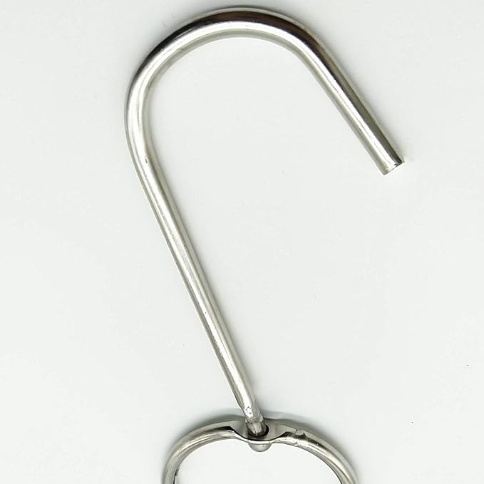 TIHOOD 2PCS Stainless Steel Chicken Wings and Leg Smocking Hanger Meat Hooks Bacon Shop Hook BBQ Grill Hanger Cooking Tools Accessories