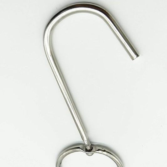 TIHOOD 2PCS Stainless Steel Chicken Wings and Leg Smocking Hanger Meat Hooks Bacon Shop Hook BBQ Grill Hanger Cooking Tools Accessories