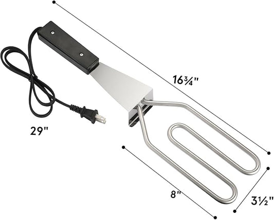 700W Electric Charcoal Starter Fire Lighter for BBQ Grill Smoker Fireplace, Firepit, Stove - Quickly Ignite Coals Briquettes Without Lighter Fluid or Matches - 3 Feet Power Cord
