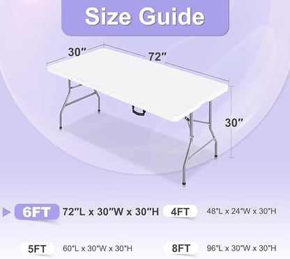ABCCANOPY 6FT Spandex Table Cover, Stretch Fitted Tablecloth, Yellow | Rectangular Tight, Fitted, Washable and Wrinkle Resistant Table Protector for Wedding, Banquet,Birthday, Party, Event