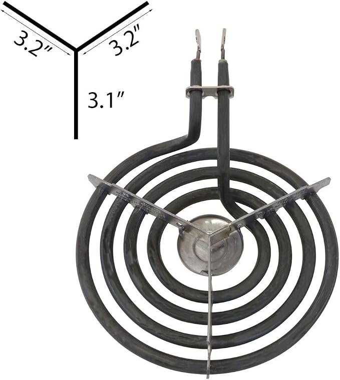 Kitchen Basics 101 WB30T10074 WB30T10078 Electric Range 4 Piece Set Surface Element Burner Kit for GE Hotpoint AP3186376, 243922, 911363, WB30T10033, AP5983743, WB30X20479, WB30X24401, PS11721464