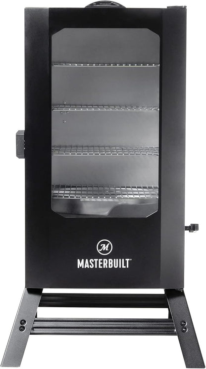 Masterbuilt 40 inch Digital Electric Smoker with Window and Legs + Cover Bundle