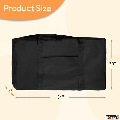 BQMAX Griddle Carry Bag for Camp Chef Griddle SG90 FG26 CGG24B, Heavy Duty 600D Polyester Zipper Griddle Bag, 16" x 24" Extra Large Griddle Bag for Camping Chef Accessories