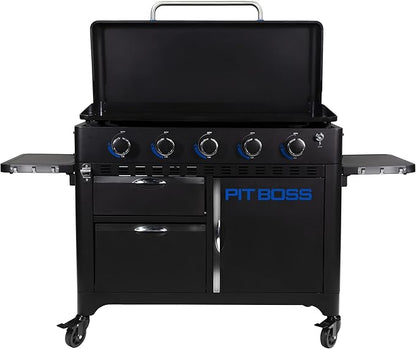 Pit Boss PB5BGD2 Gas Griddle, 5 Burner, Black