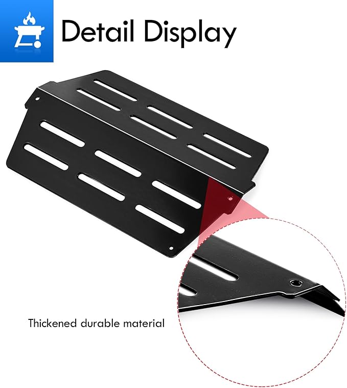 Genesis E-330 with Sear Burner Grill Grates Flavorizer Bars Burners Grill Parts for Weber Genesis 4 Burner with Sear Grill Replacement Parts Genesis 330 S-330 E-310 S-310 E-320 7524 Grates