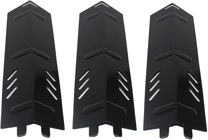 BBQ-Element Grill Heat Plate Replacement Parts for Backyard Grill BY13-101-001-11, BY14-101-001-01, BY16-101-002-05, GBC1429W, Porcelain Steel Heat Tent Burner Cover for Uniflame GBC1329W.