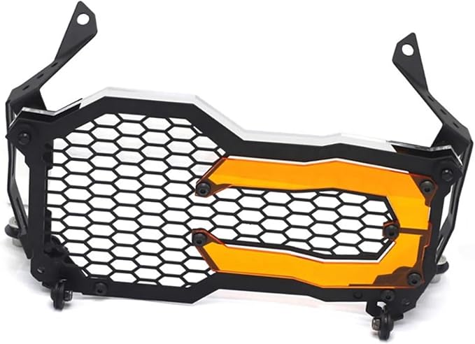 Headlight Protector Grille for R1200 R1250 GS for ADV Motorcycle Headlight Headlamp Guard Protective Grill Cover with 1 Lamp Slice Replacement Headlamp Grill Guard