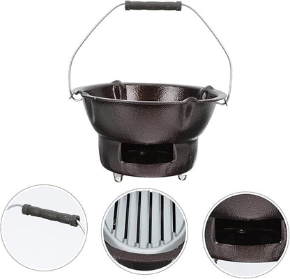 1 Set Charcoal Stove Charcoal Grills Firepl Coffee Accessories Japanese Grill Indoor Fire Bowl Tea Stove BBQ Supplies BBQ Tool