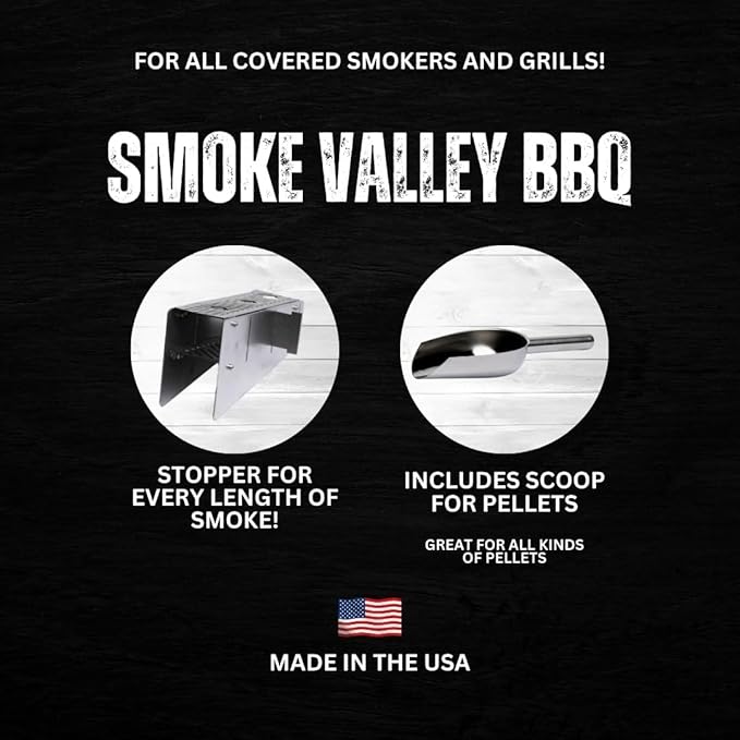 Pellet Smoker Tube - Refillable - Hot or Cold Smoking - Stainless Steel - Made in the USA!