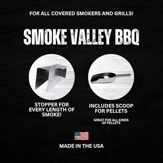 Pellet Smoker Tube - Refillable - Hot or Cold Smoking - Stainless Steel - Made in the USA!