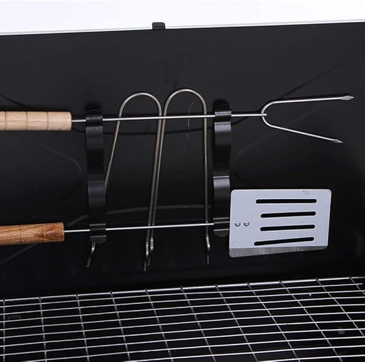 Charcoal Grill Portable Foldable Charcoal BBQ Grill for 3-5 Person Outdoor Barbecue Grill Roasting Family Party Grill BBQ Grill