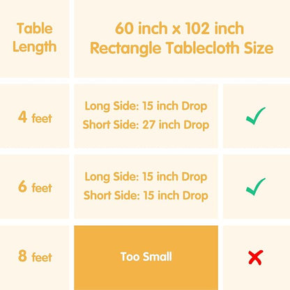 BRILLMAX 6 Pack Burgundy Tablecloths 60x102 Inch for 6ft Rectangle Tables | 150 GSM Polyester Fabric, 15" Standard Drop, Water, Stain & Wrinkle Resistant Cloth Cover for Wedding Reception Banquet Party
