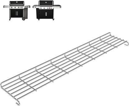 Warming Rack for Weber Genesis II 400 Gas Grills Genesis II E-410/435, Genesis II S-410/435, Genesis II SE-410, Stainless Steel 32.6 Inch Upper Rack Replacement for Weber 66045 Grill Warming Rack