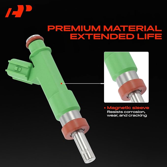 A-Premium Set of 4 Fuel Injectors Compatible with Toyota Camry 2010-2017, RAV4 2009-2018, Highlander 2009-2019, Sienna 2011-2013, Avalon 2013-2018, Venza 2009-2015 & Scion tC & Lexus ES300h, NX300h