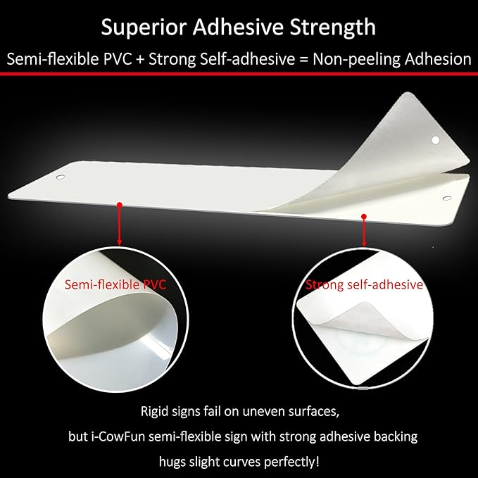 (8 Pack) Self-adhesive Fire Extinguisher Sign, 12" x 4" Durable Plastic Fire Extinguisher Sticker for Business and Home Use, Indoor, Outdoor, 20 Mil Thick PVC Safety Signs, Weather-resistant, No Fade, Easy to Install
