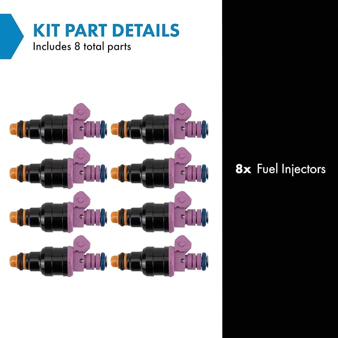 TRQ Fuel Injector Set | For 1989-2005 Ford 1991-1999 Lincoln 1992-1997 Mercury