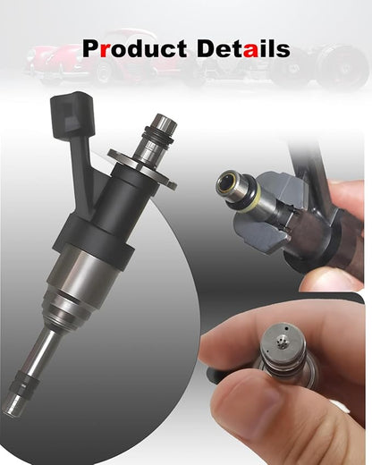 Fuel Injector Compatible with Chevy 2014-2018 Silverado 1500 2500, Cheyenne, Suburban, Tahoe, GMC Sierra 1500, Yukon XL - 4.3L V6 & 5.3L V8 - Replace OE# 12668390 12623116 FJ1217