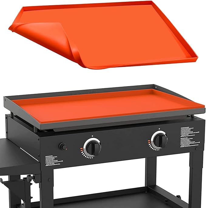 28" Silicone Griddle Mat for Blackstone 28 Inch Grill, Heavy Duty Food Grade Silicone Griddle Cover, Protect Your Grill from Dirt & Rust All Year Round