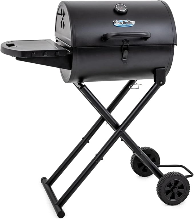 Char-Griller E1816 King-Griller 320 sq. in. Portable Charcoal Grill Bundle with 16 lbs Kingsford Original Charcoal Briquettes