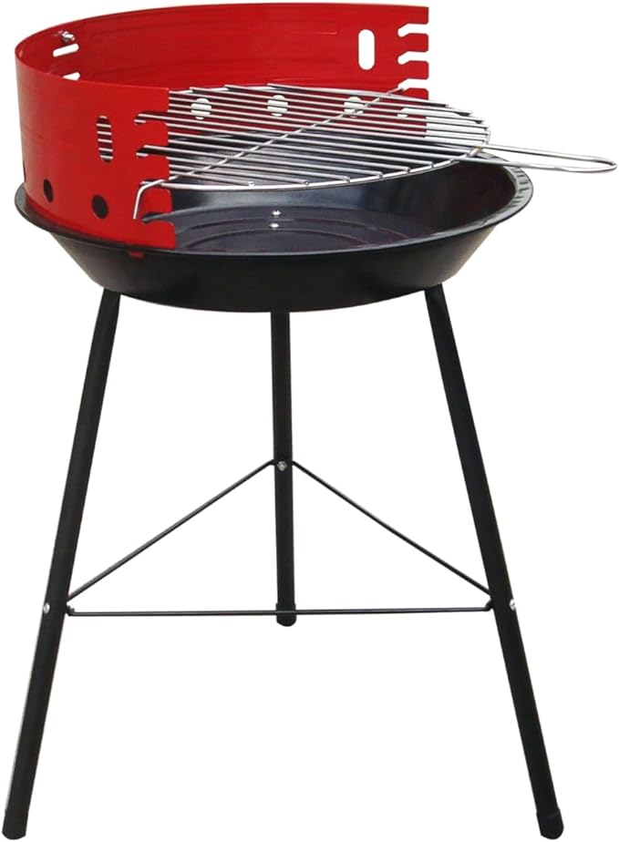 14inch Round Portable Charcoal Outdoor Tabletop Small Barbecue grill for Backyard Camping Picnics Beach