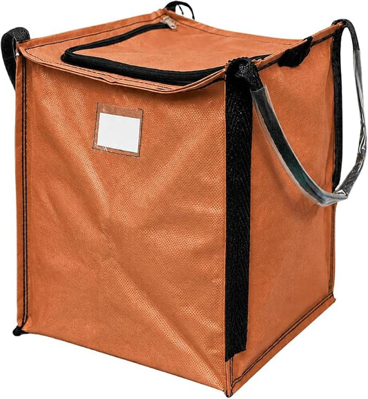 DURASACK 22-Gallon Zipper Top Heavy Duty Storage Tote Bags, Terracotta