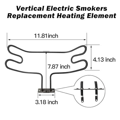 Replacement Parts 1650 Watts Heating Element for Pit Boss 2-Series Analog/3-Series Digital Electric Vertical Smoker Compatible with Pit Boss PBV2A1 PBV3A1 PBV3D1 PBV2D1