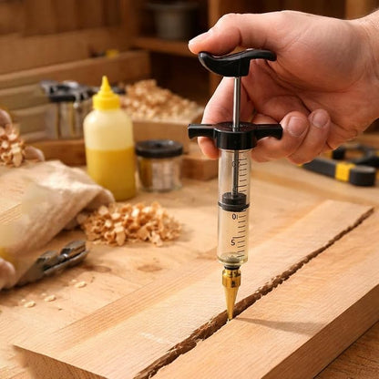Big Horn 19408 High Pressure Glue Injector with 2 Brass Tips