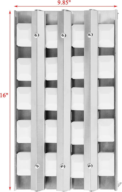 Oklagarden Briquette Tray Replacement for Lynx Grill Parts Sedona 24” 36” 42” Grill Briquettes Lynx Sedona L600 L400 L700 Ceramic Briquette Assembly Parts 80707 80743 L600PS Heat Plates Accessories