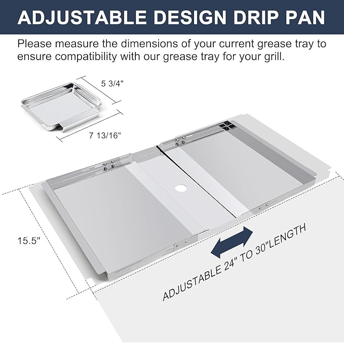 Criditpid Grill Replacement Parts for Grillmaster 720-0697 7200697 Gas Grill, Grease Tray, Grid Grates, Heat Plate & Burners Kit for Nexgrill Nexgrill 720-0697 & Grill Master 720-0697 Gas Grills.