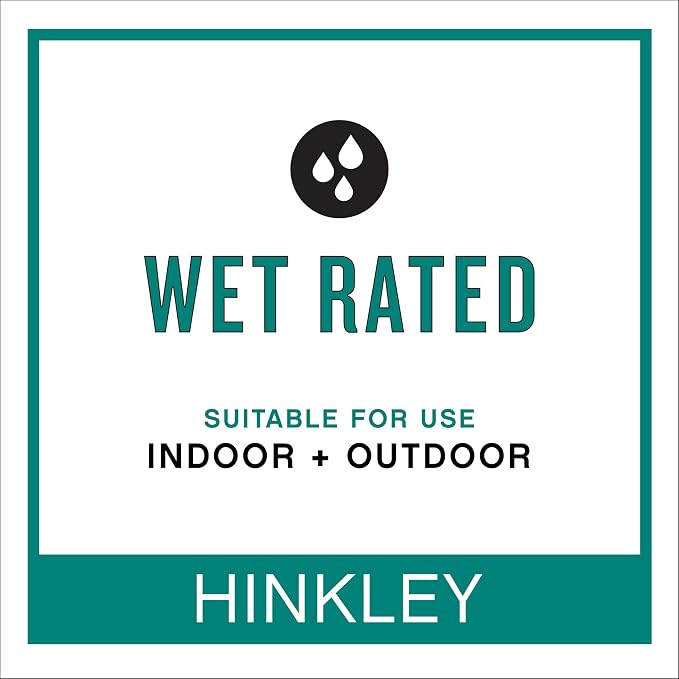 Hinkley Campbell Medium Outdoor Wall Mount Lantern, Black/Burnished Bronze