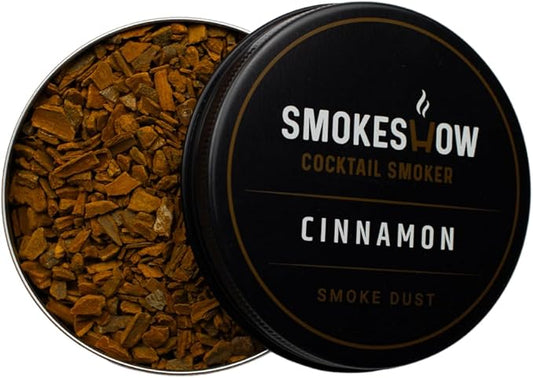 Wood Chips for Cocktail Smoker 4 oz tin. Add Flavors to Your Smoked Drinks (Cinnamon)