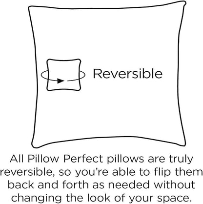 Pillow Perfect Botanical Indoor/Outdoor 1 Piece Split Back Chaise Lounge Cushion, 1 Count, 72.5" x 21", Green/Ivory Key Cove