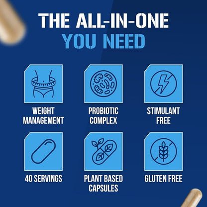 Evlution Nutrition Leanmode + Probiotic, Advanced Probiotic Capsule Supplement, 15 Billion CFUs per Serving, Digestive Support & Gut Health (40 Servings)