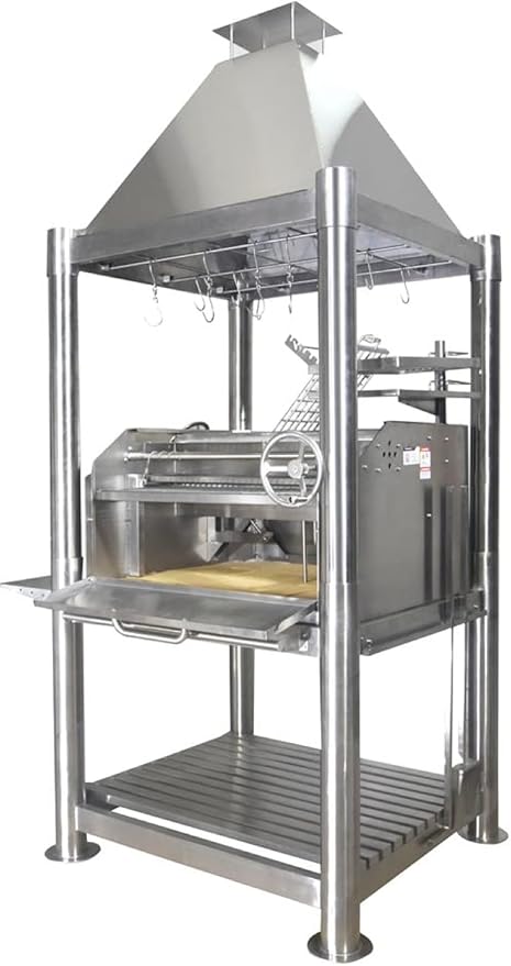 Argentine Wood Fire & Charcoal Grill all Stainless Steel | BBQ02SS