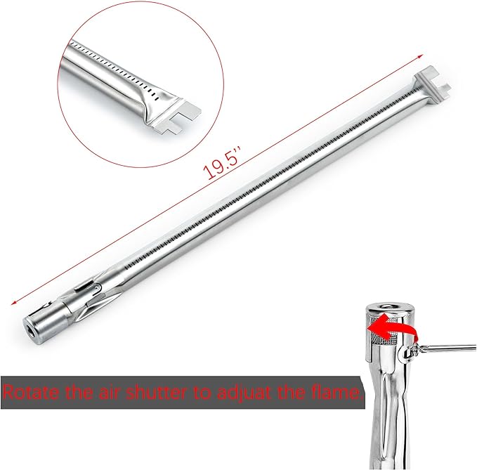 62752 Grill Burner 7620 7621 Flavorizer Bars 65505 Heat Deflectors Replacement Parts for Weber Genesis Grill Parts 300 Series with Front Control E-310 E-320 E-330 S-310 S320 S-330 EP-310 EP-320 EP-330
