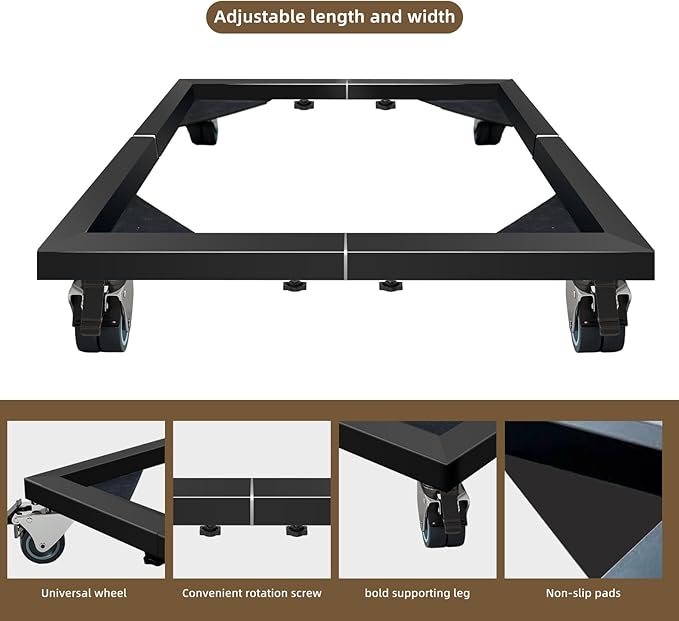 Heavy Duty Smoker Stand – Universal Mobile Base for Electric Smokers (Vertical/Digital), All-Steel Construction, 1000 lb Capacity