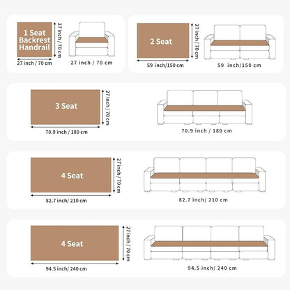 Velvet Couch Covers for Dogs, Dog Sectional Couch Covers, Pet Couchs Cover for 3-4 Seater, Couchs Protector for Dogs, Sectional Sofa Cover for Pet Washable(1PC,Khaki,27.6"×82.7")