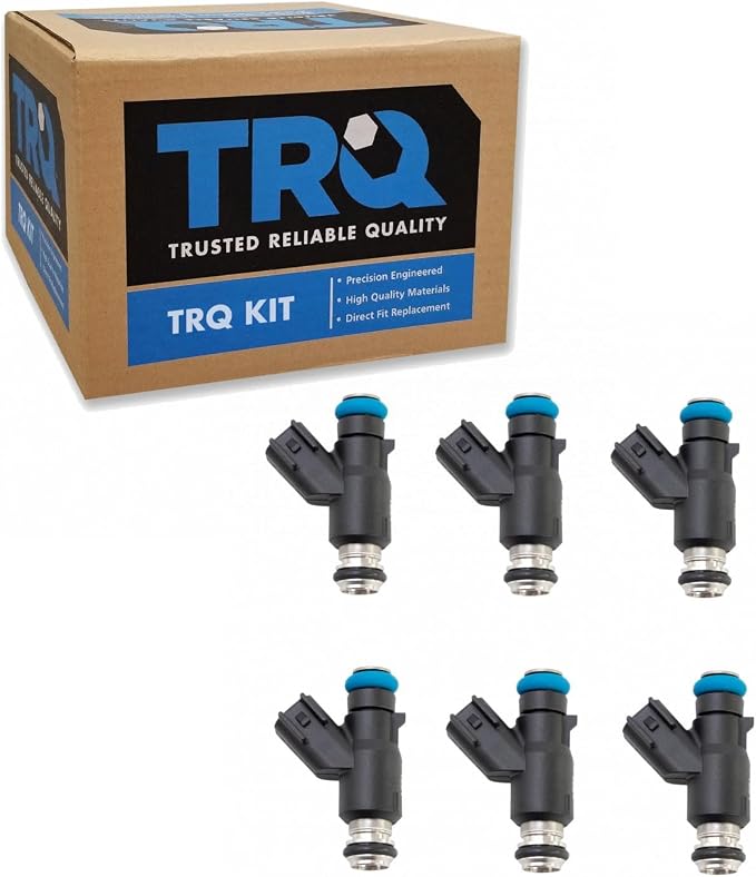 TRQ Fuel Injector Kit Set of 6 | For 300 Pacifica Town & Country Avenger Charger