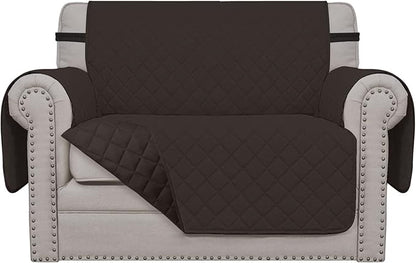 Easy-Going Oversized Chair Sofa Slipcover Reversible Sofa Cover Water Resistant Couch Cover Furniture Protector Cover with Elastic Straps for Pets Dog (Oversized Chair, Chocolate/Chocolate) | Machine Washable Slipcover For Dogs, Water Resistant Furnitu...