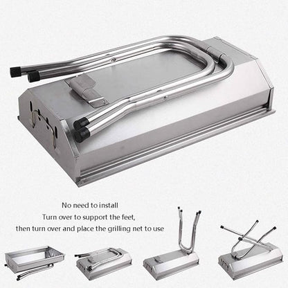 Charcoal Grills BBQ Grill Portable BBQ Charcoal Grill Foldable BBQ Charcoal Barbecue Grill Outdoor Cooking Camping Picnic Charcoal Grill Cooking