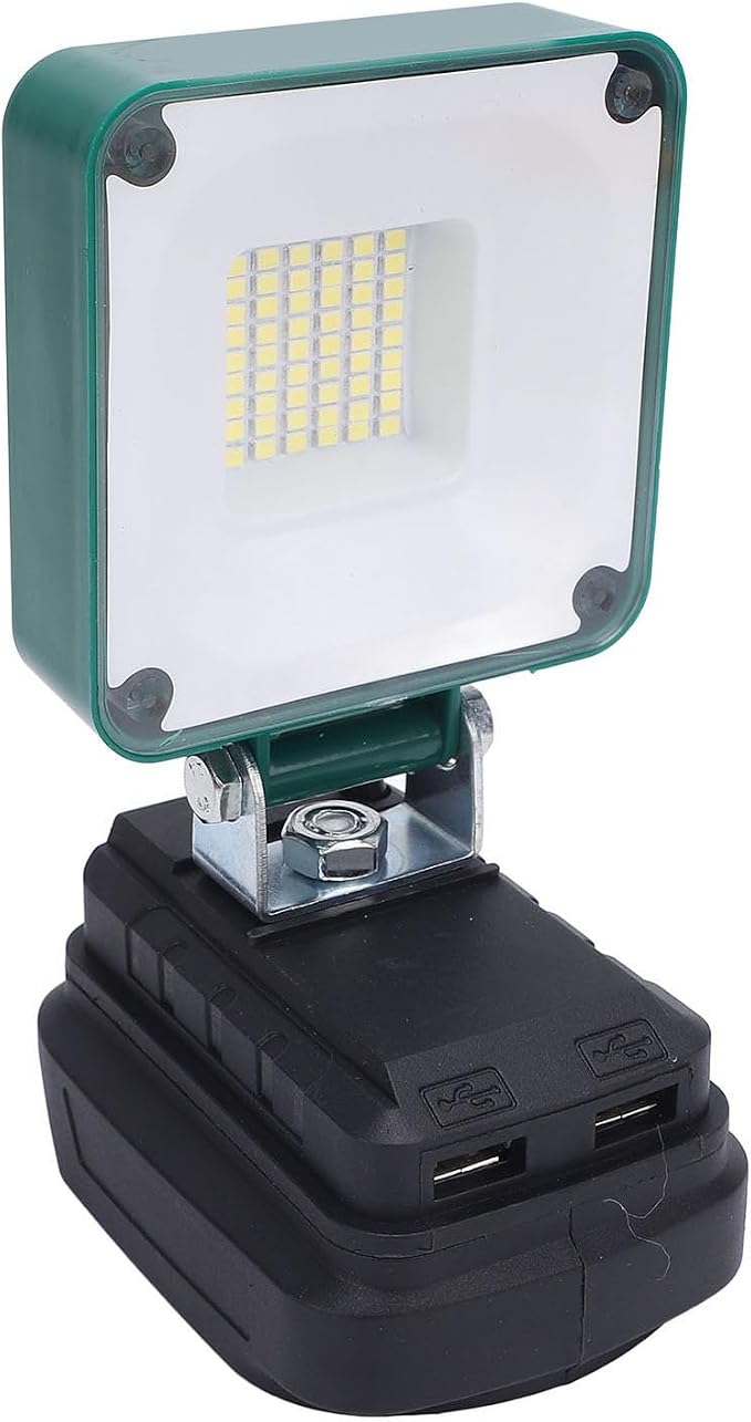 Cordless LED Work Light 5W 45 LEDs 180° Adjustable for Battery 15-20 Hour Runtime for RV Camping BBQ Maintenance