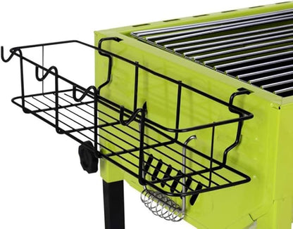 Portable Charcoal Grill BBQ Stove Charcoal Grill BBQ Outdoor Picnic Camping Patio Cooking Outdoor Portable Barbecue Grill BBQ Grill for Outdoor
