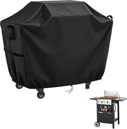 2 Burner Gas Grill Cover for Green Party 2-Burners Griddle Combo,Waterproof Propane Smoker Cover for Sophia William Double Burner Gas BBQ Grill-38 x 19 x 36