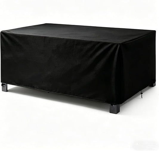 Outdoor Prep Table Cover 51''L x 25''W x 31''H,Heavy Duty Waterproof 600D Furniture Cover for Stainless Steel Food Table,Cart Prep Table,Coffee Table,BBQ Grill Table,Dining Table Office Desk