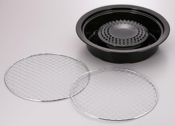 Iwatani Korean Cookware Aburi Stove Top Grill Pan, Black, (CB-P-AM3)